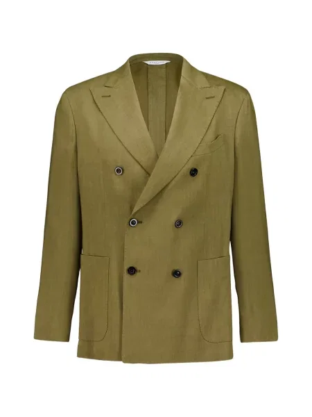 Costum Boglioli cu două rânduri de nasturi verde