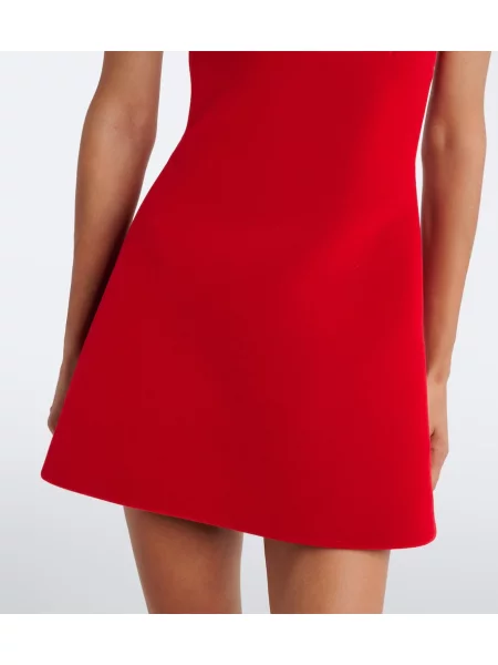 Rochie David Koma de catifea roșu