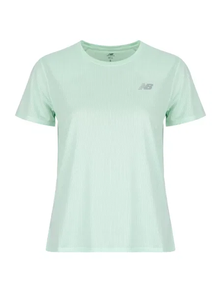 Női póló New Balance Athletics cosmic jade heather. Méret: S zöld