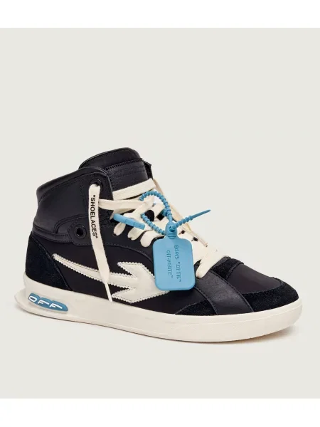 OFF-WHITE Teniși din piele End Of Play | piele întoarsă alb