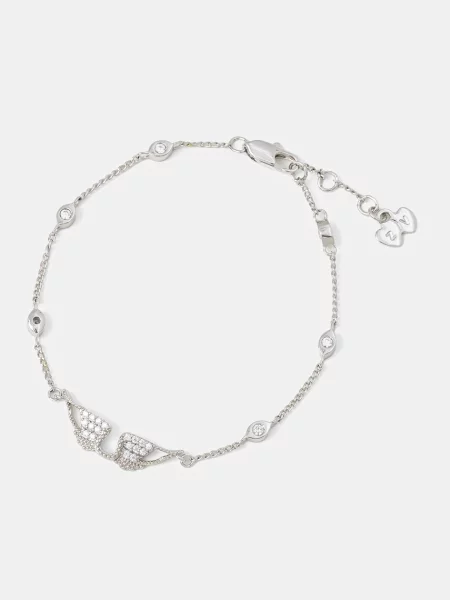 Zadig & Voltaire Náramok strieborná / priehľadná