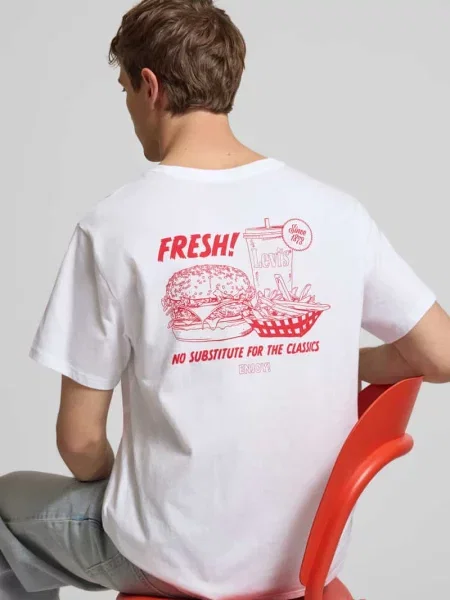 Levi's t-shirt SS RELAXED FIT biała