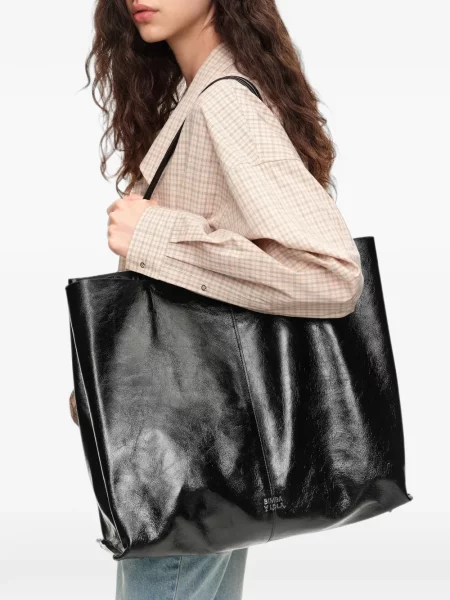 Geantă shopper Bimba Y Lola din piele negru