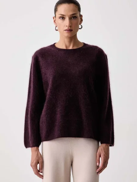 Marella pulover pentru femei din lână MLLVEZZOSO violet