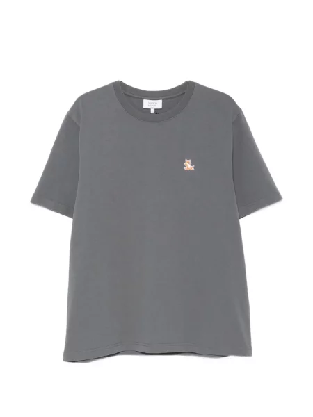 Tricou Maison Kitsune gri