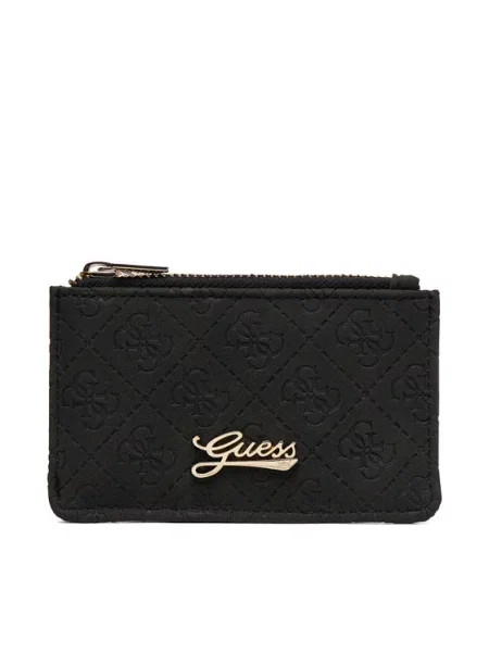 Πορτοφόλι για κέρματα Guess μαύρο