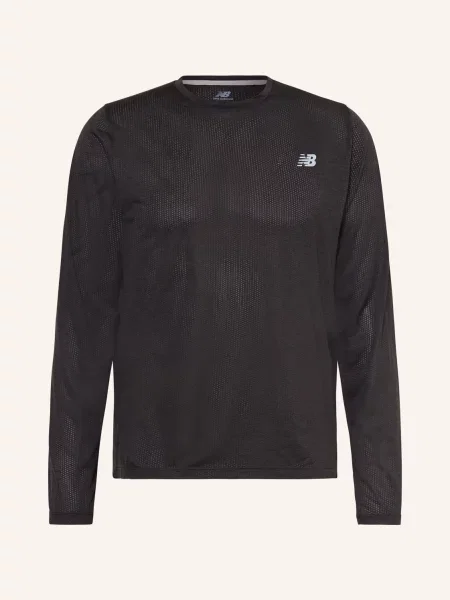 New Balance Koszulka Do Biegania Athletics schwarz czarna