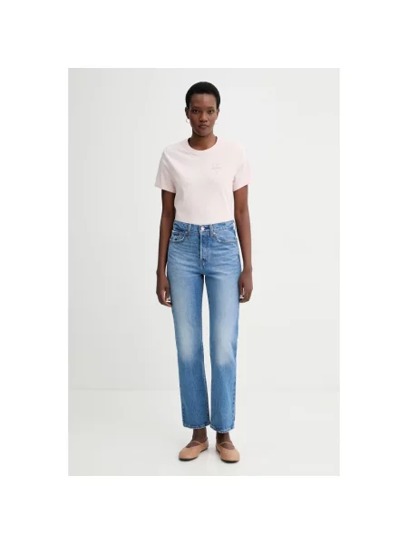 Jeansy straight leg Levi's niebieskie