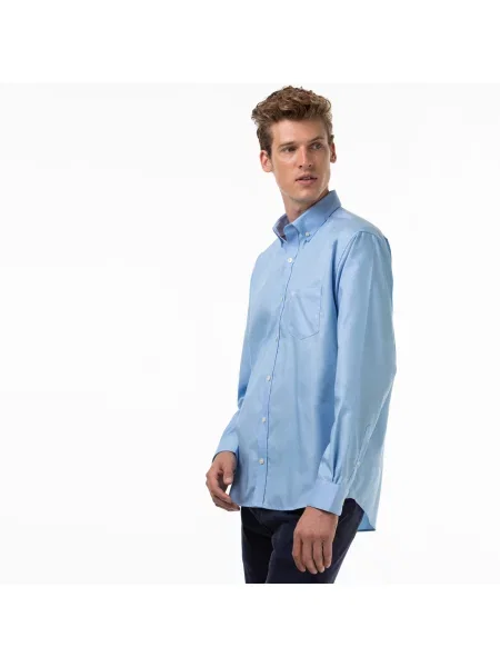 Рубашка Lacoste голубая