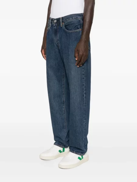 Blugi Levi's® cu imagine cu model leopard din piele negru