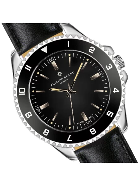 Ceas Philipp Blanc negru
