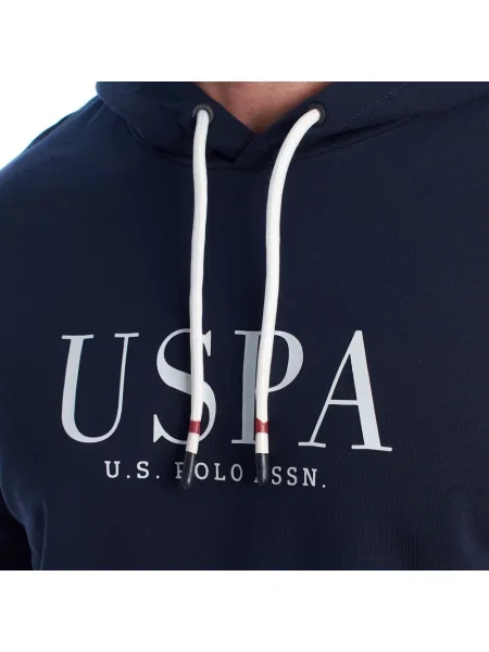 Bluza z kapturem U.s Polo Assn. niebieska