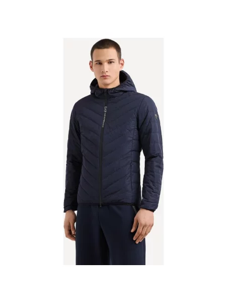Emporio Armani Kurtka puchowa Granatowy czarna