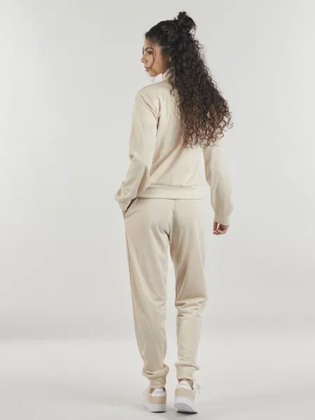 Bežecká tepláková súprava Adidas béžová