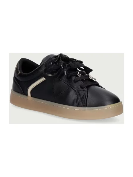 Sneakersy Guess skórzane czarne