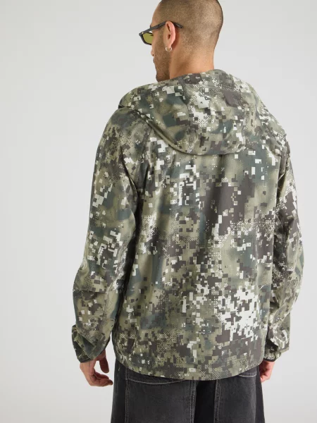Nike Sportswear Funkčná bunda kaki / olivová / tmavozelená biela
