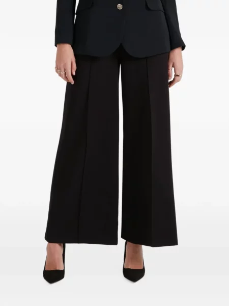 Pantaloni Temperley London din satin negru