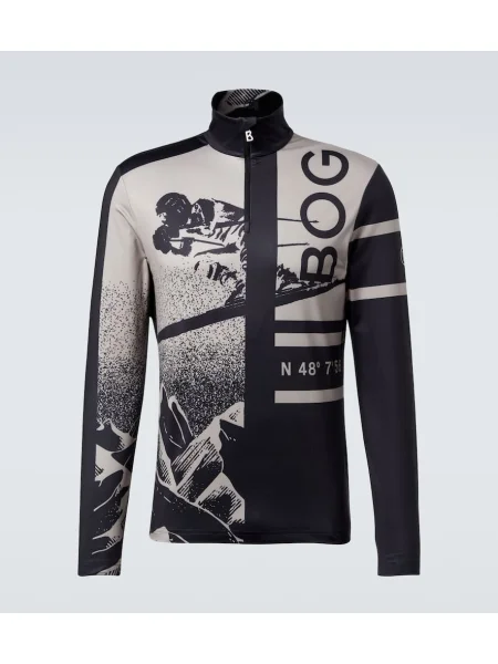 Lenjerie de corp termoactivă Bogner cu imagine negru