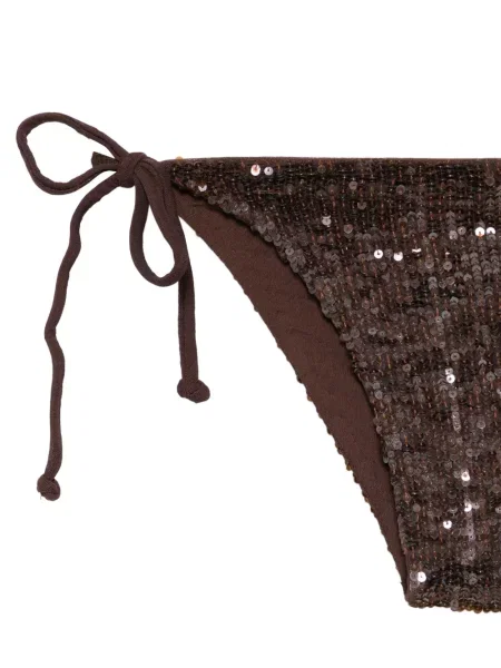 Bikini Parosh z cekinami brązowy