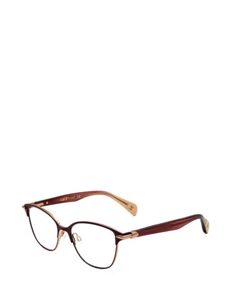 Ochelari de soare Rag & Bone cu imprimeu geometric violet