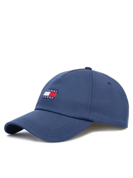 Tommy Jeans Čiapka HERITAGE námornícka modrá / zafírová / červená biela
