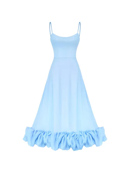 Rochie midi Post Meridiem albastru