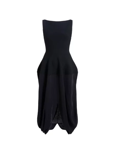 Rochie Proenza Schouler drapată negru