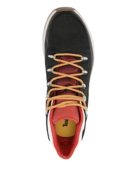 Botine Timberland cu șireturi din dantelă negru