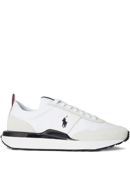 Ριγέ δερμάτινος κάλτσες Polo Ralph Lauren με κορδόνι μαύρο