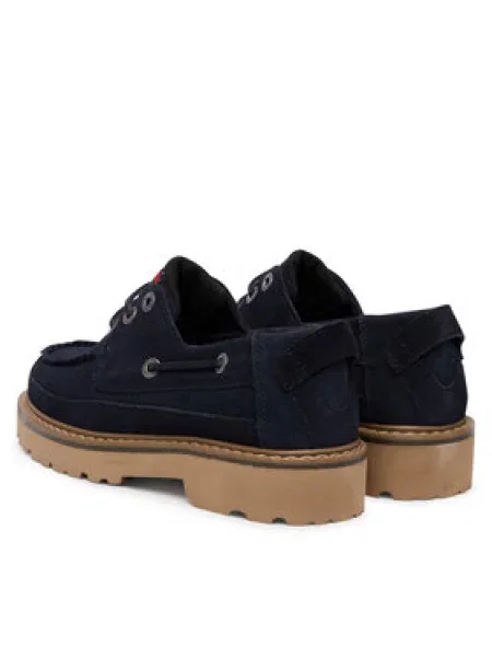 Tommy Jeans Nizki čevlji Tjw Archive Low Boat Shoe Mornarsko modra