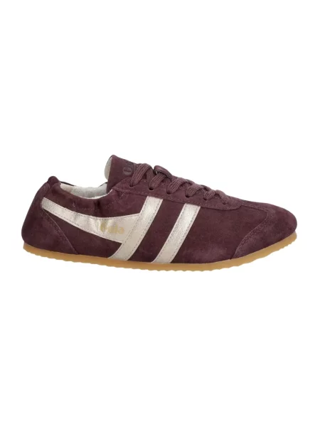 Sneakersy Gola skórzane czerwone