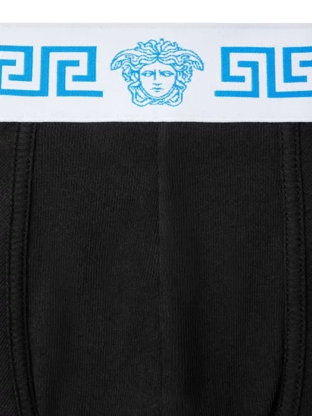 Șosete Versace din jerseu negru