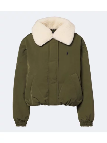 POLO RALPH LAUREN Geacă de puf | shearling verde
