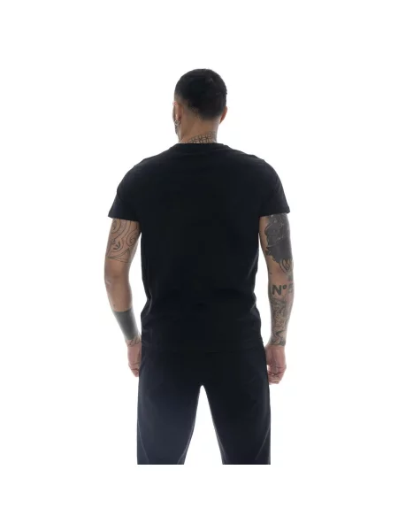 Scurt tricou Leone 1947 cu mâneci scurte negru