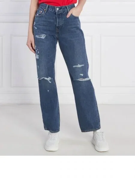 Levi's Blugi INDIGO DESTRUCTE albastru