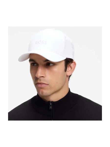 Čiapka Boss Black biela