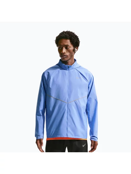 Geacă de alergare pentru bărbați Nike Miler Repel UV royal pulse/royal pulse