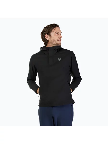 Cyklistická bunda Fox Racing Ranger Wind Pullover black černá