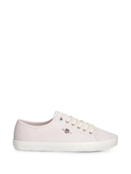 Sneakerși Gant cu broderie cu șireturi din dantelă roz