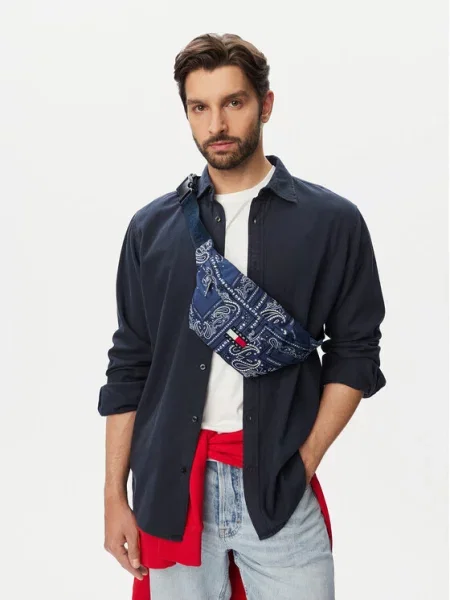 Geantă Tommy Jeans albastru