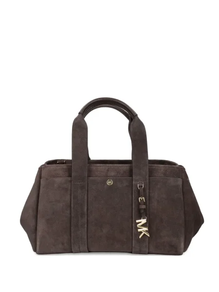 Geantă messenger Michael Michael Kors din satin albastru