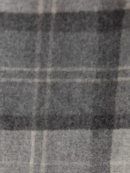 Barbour fular de lână gri