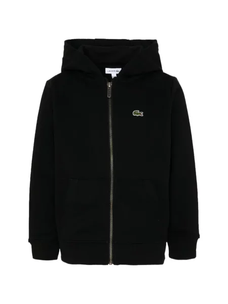 Bluza z kapturem dziecięca Lacoste czarna