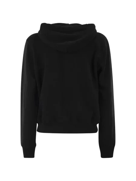 Πλεκτό hoodie Polo Ralph Lauren με κέντημα με στρογγυλή λαιμόκοψη κόκκινο