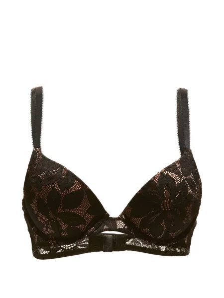 Sutien Wolford cu model floral din dantelă negru