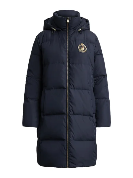 LAUREN RALPH LAUREN Palton de iarnă Bleumarin Straight Fit galben