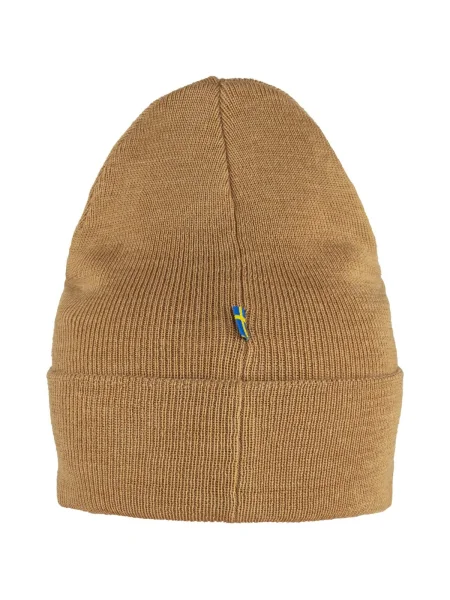 Pletená klasická čiapka Fjallraven hnedá