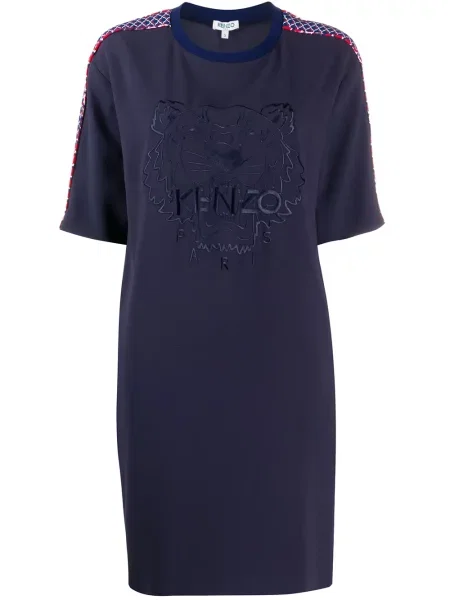 Rochie Kenzo cu broderie de costum albastru