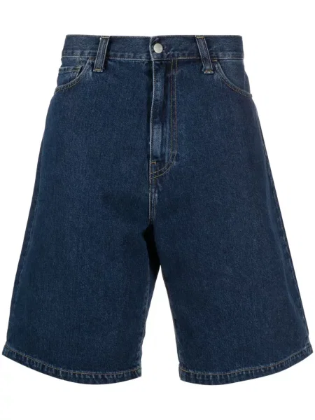 Pantaloni scurți din denim Carhartt Wip albastru