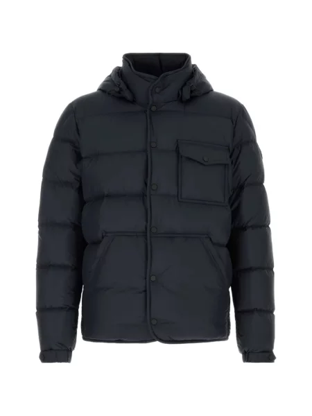 Geacă Moncler cu glugă negru